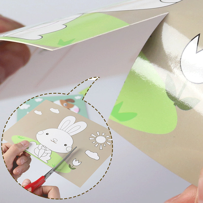 Zestaw Naklejek DIY ze Zwierzętami dla Dzieci – Stwórz Własne Naklejki 3D i Rozwijaj Kreatywność
