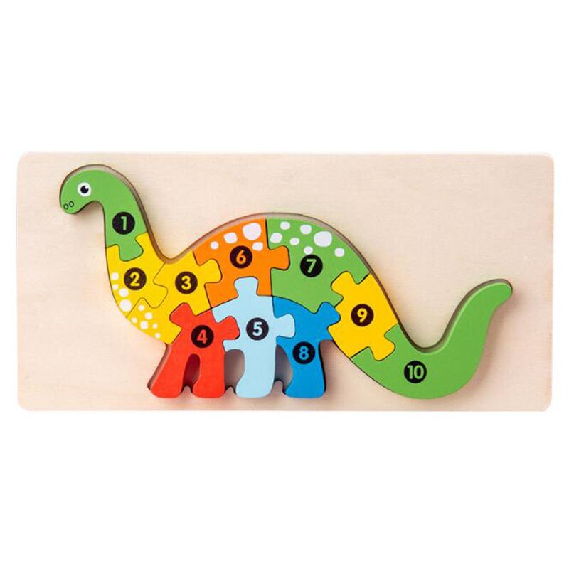 Montessori Drewniane Puzzle Klocki – Zabawka Edukacyjna dla Maluchów i Przedszkolaków (2-7 lat)