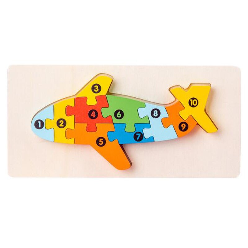 Montessori Drewniane Puzzle Klocki – Zabawka Edukacyjna dla Maluchów i Przedszkolaków (2-7 lat)
