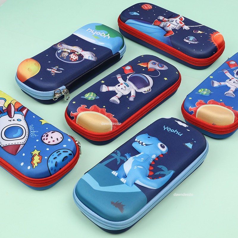 GalaxyPouch 3D Piórnik – Pojemny Szkolny Piórnik dla Dzieci z Wyjątkowym Kosmicznym Designem