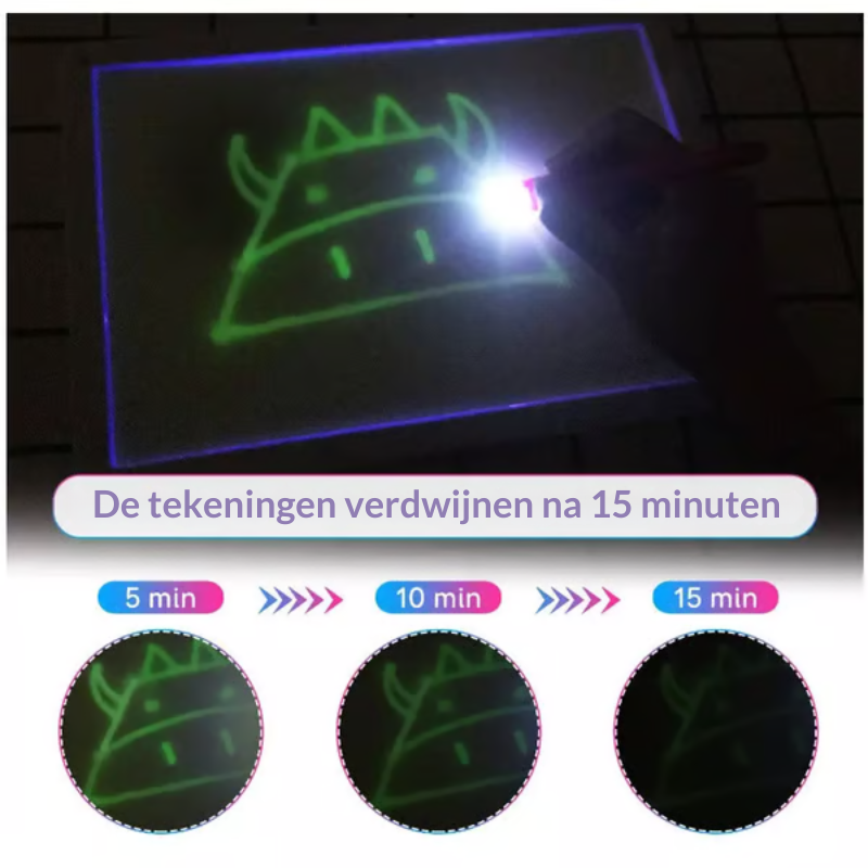 Kidvanta Play LumiDraw Tablet do Rysowania dla Dzieci – Wielokrotnego Użytku Edukacyjna Tablica Rysunkowa od 2 Lat