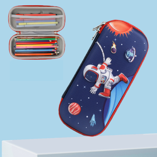 GalaxyPouch 3D Piórnik – Pojemny Szkolny Piórnik dla Dzieci z Wyjątkowym Kosmicznym Designem