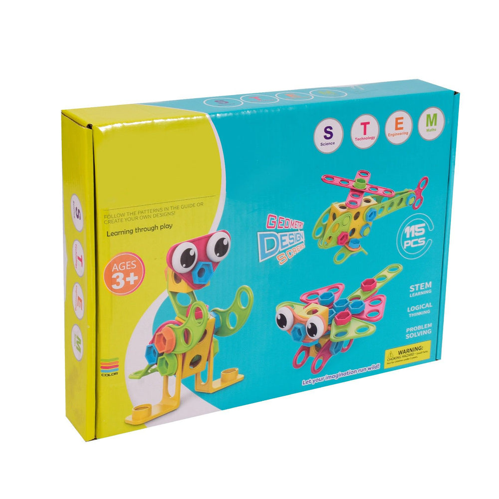 Zestaw Konstrukcyjny STEM z Elektryczną Wiertarką dla Dzieci – BoltCraft Builder Kit Edukacyjna Zabawka Budowlana