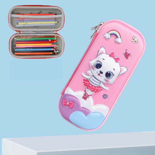 GalaxyPouch 3D Piórnik – Pojemny Szkolny Piórnik dla Dzieci z Wyjątkowym Kosmicznym Designem