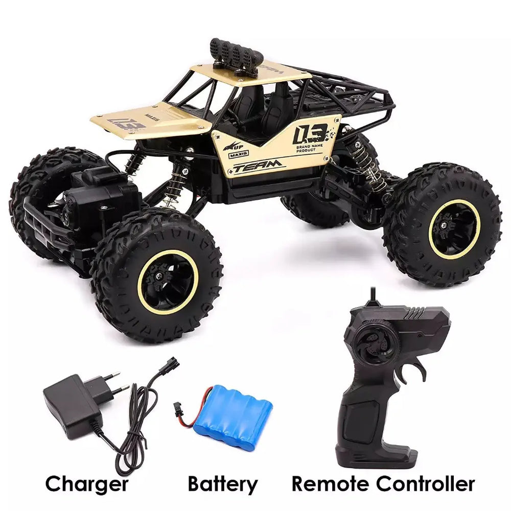 RC Monster Truck 4WD Off-Road – Samochód Zdalnie Sterowany z Dużymi Oponami