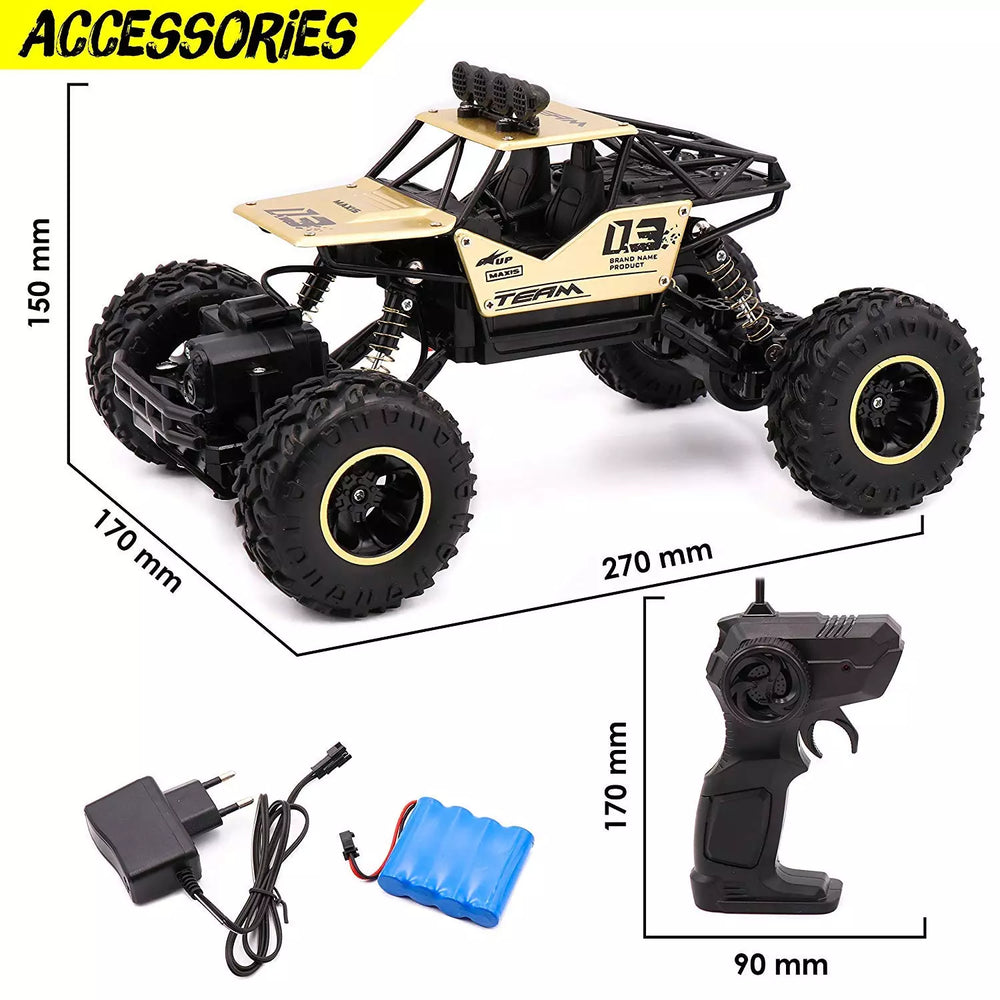 RC Monster Truck 4WD Off-Road – Samochód Zdalnie Sterowany z Dużymi Oponami