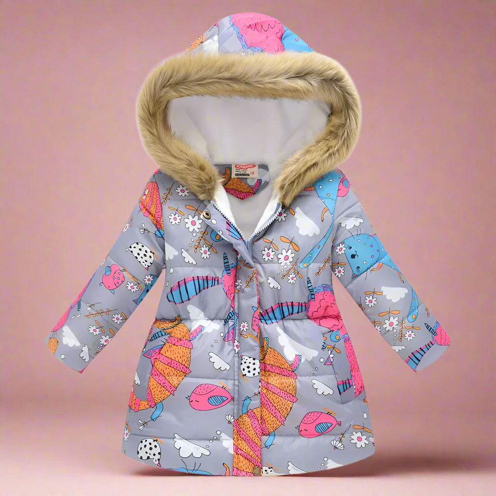 FrostyKids Arctic Jacket – Ciepła i Stylowa Kurtka Dziecięca na Zimę 4-10 Lat