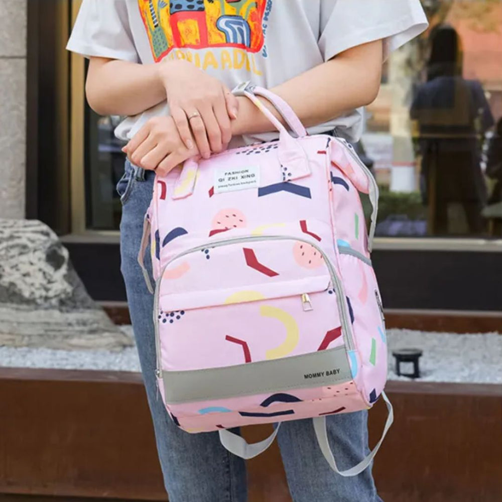 Plecak na pieluchy z izolowanymi kieszeniami | NomadiCare Urban Diaper Backpack – Przestronny, wodoodporny plecak przewijający dla rodziców