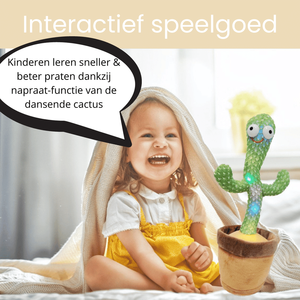 GrooveSprout Interaktywna Zabawka Muzyczna – Mówiąca i Tańcząca Zabawka dla Dzieci – Ładowalna i Edukacyjna