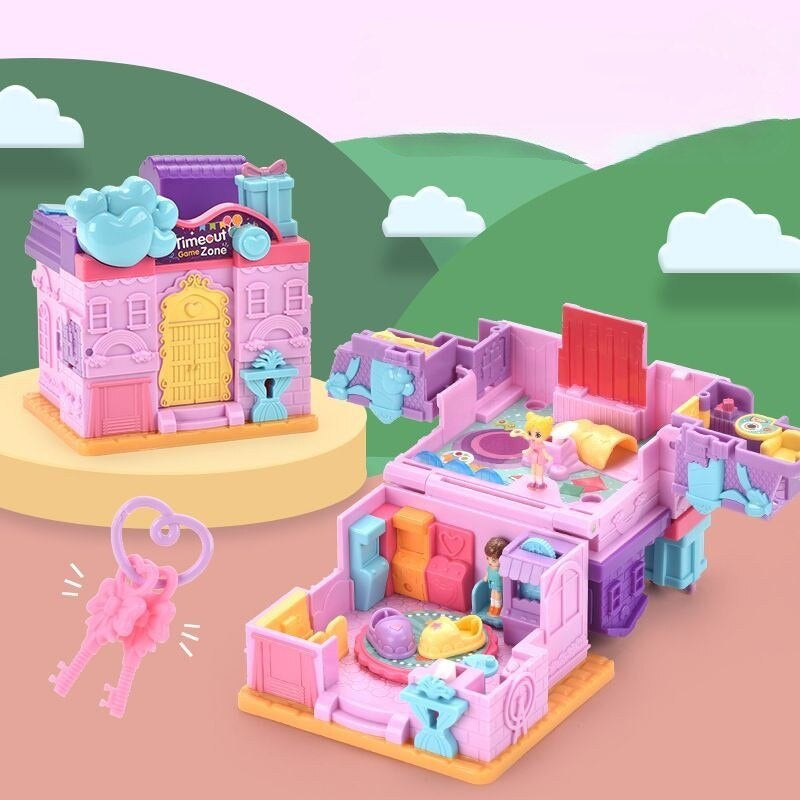 Interaktywny Domek Zabaw ze Światłem i Muzyką – LumiCastle Story House do Kreatywnej Zabawy w Role