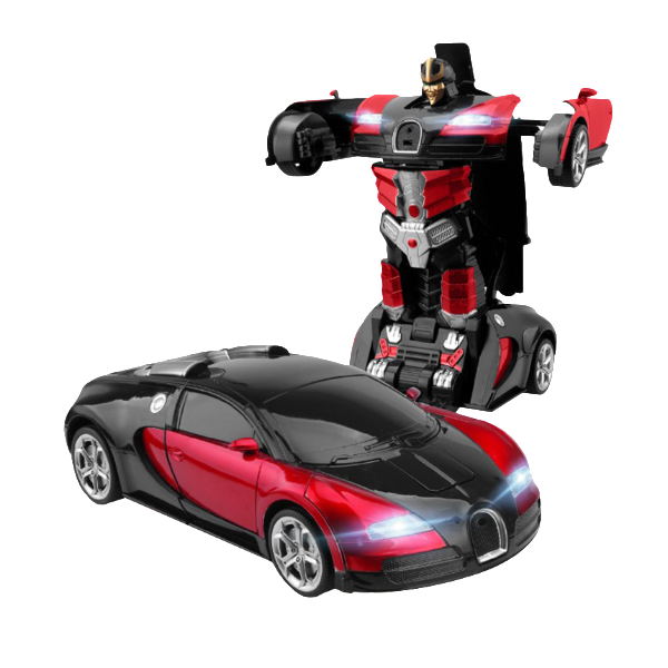 Transformer RC Samochód Policyjny – Zdalnie Sterowany Samochód i Robot (6+)