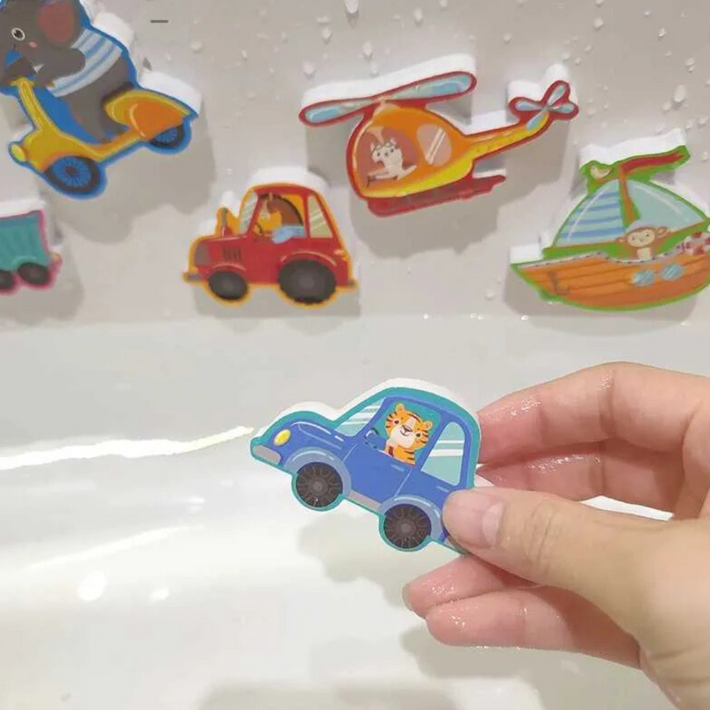 Puzzle Kąpielowe Zwierzątka dla Niemowląt i Maluchów – Edukacyjna Zabawka Piankowa do Kąpieli, Pływająca – Zestaw AquaBeestjes (20 sztuk)
