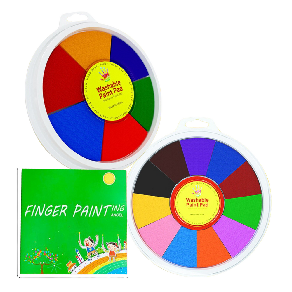 Zmywalne Farby Palcowe dla Dzieci – Zestaw ColorJoy ColorPlay