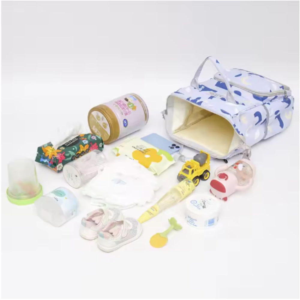 Plecak na pieluchy z izolowanymi kieszeniami | NomadiCare Urban Diaper Backpack – Przestronny, wodoodporny plecak przewijający dla rodziców