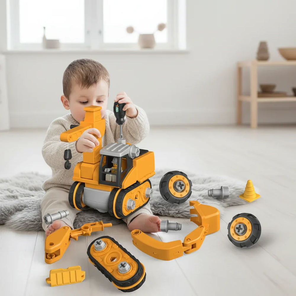 Zestaw Inżyniera BuilderHero – Edukacyjny Zestaw Konstrukcyjny dla Dzieci 3-8 Lat z Narzędziami i Rozwijaniem Umiejętności Technicznych