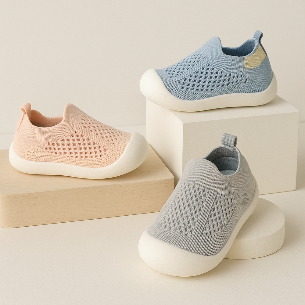 Dziecięce Buty Sportowe z Podeszwą Antypoślizgową – Oddychające i Lekkie Obuwie dla Maluchów (9 miesięcy – 4 lata) – Wygodne Sneakersy dla Chłopców i Dziewczynek