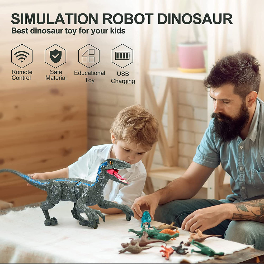 Dinozaur RC Velociraptor – Realistyczne Ruchy z Dźwiękiem i Pilotem