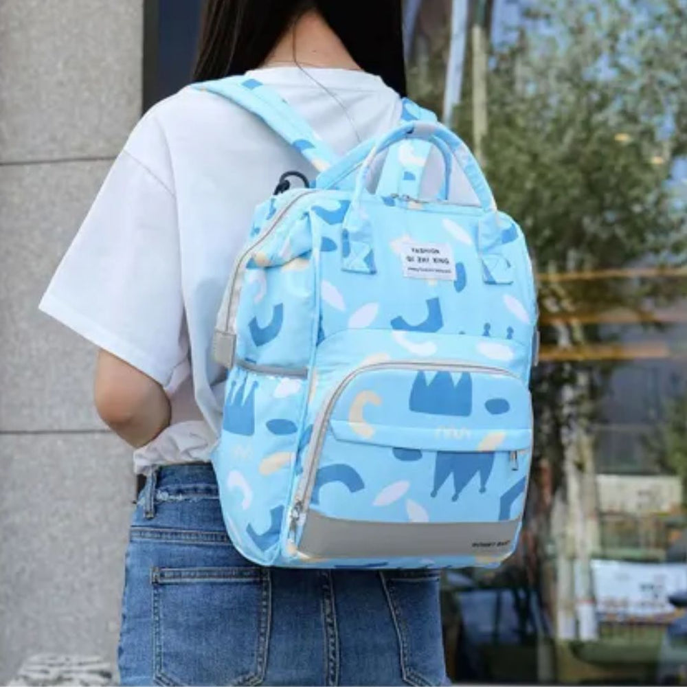 Plecak na pieluchy z izolowanymi kieszeniami | NomadiCare Urban Diaper Backpack – Przestronny, wodoodporny plecak przewijający dla rodziców