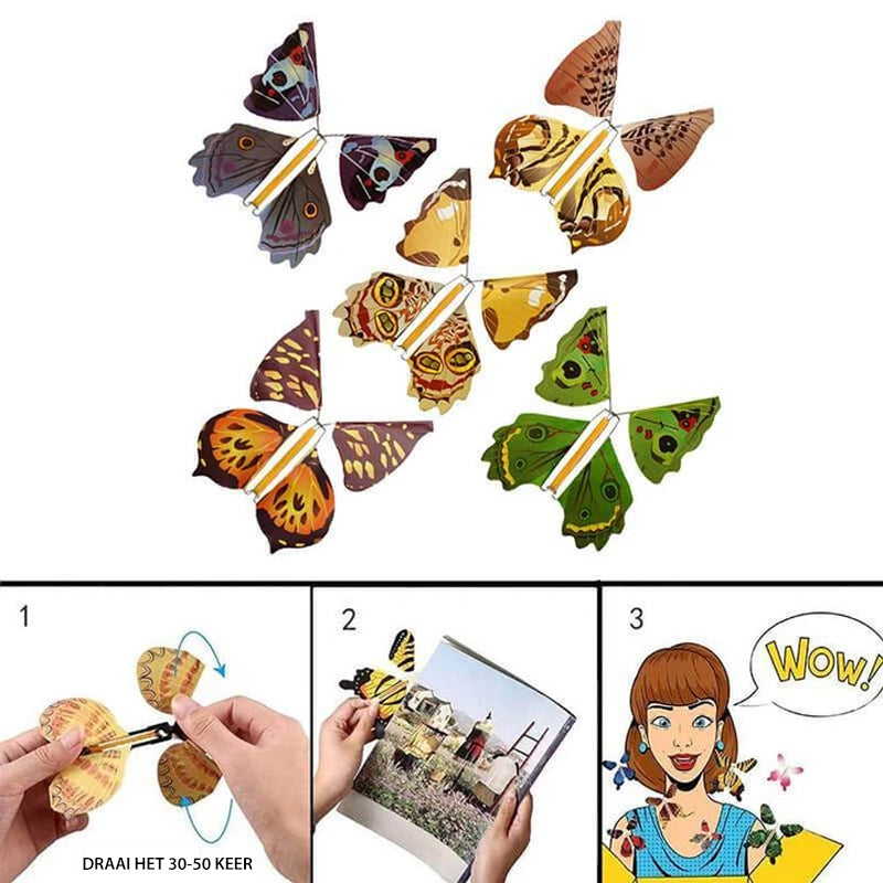 AeroFlair FlutterFriends – Realistyczna Latająca Zabawka Motyl dla Dzieci od 3 Lat