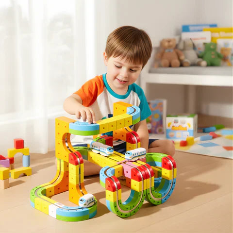Playvero BuildSphere – Magnetyczny System Konstrukcyjny z Torami dla Kreatywnej i Edukacyjnej Zabawy