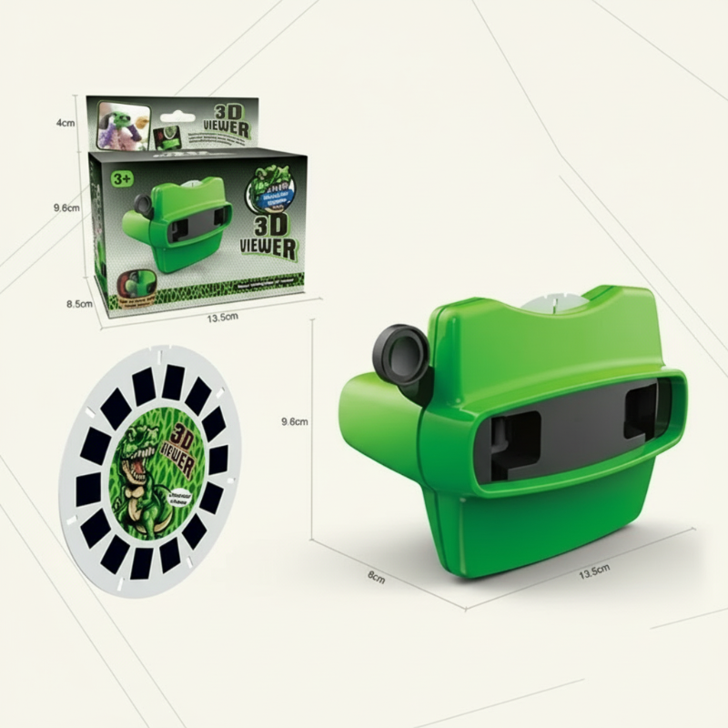 3D Viewfinder dla Dzieci – Zabawka Wizualizacyjna z Krążkami (Edukacyjna)
