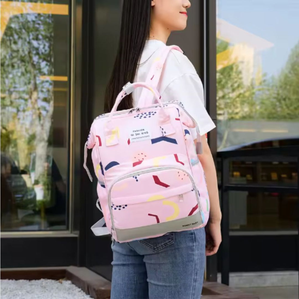 Plecak na pieluchy z izolowanymi kieszeniami | NomadiCare Urban Diaper Backpack – Przestronny, wodoodporny plecak przewijający dla rodziców