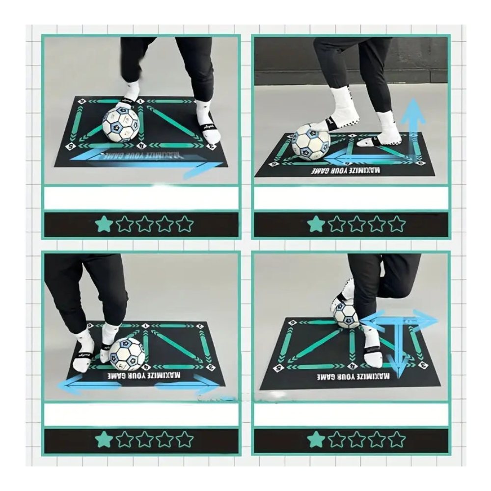 Mata Treningowa do Piłki Nożnej dla Dzieci – Trenuj Kontrolę Piłki i Footwork w Domu