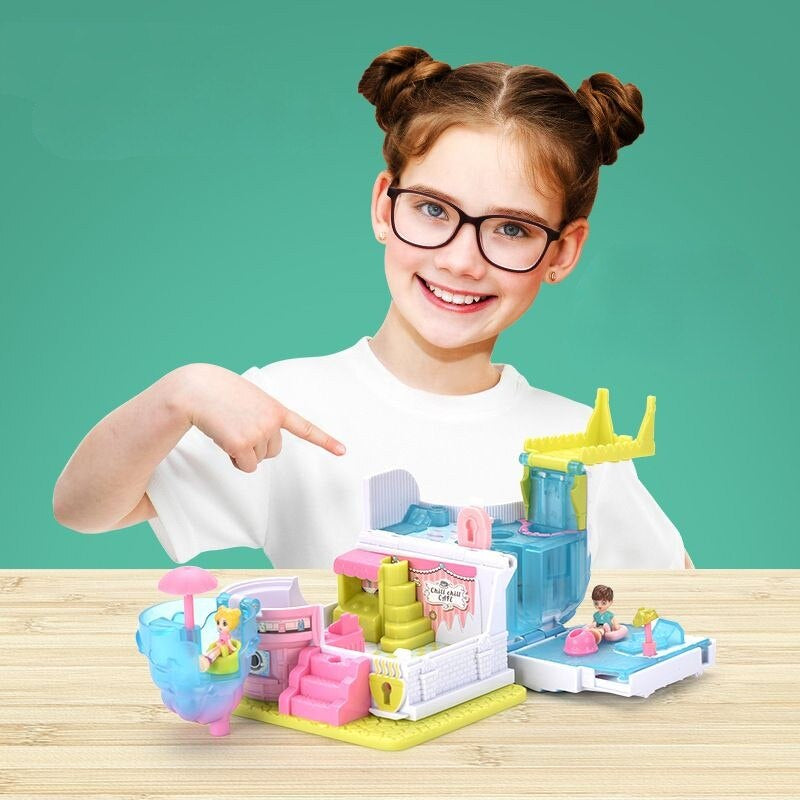 Interaktywny Domek Zabaw ze Światłem i Muzyką – LumiCastle Story House do Kreatywnej Zabawy w Role