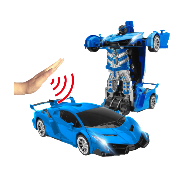 Transformer RC Samochód Policyjny – Zdalnie Sterowany Samochód i Robot (6+)