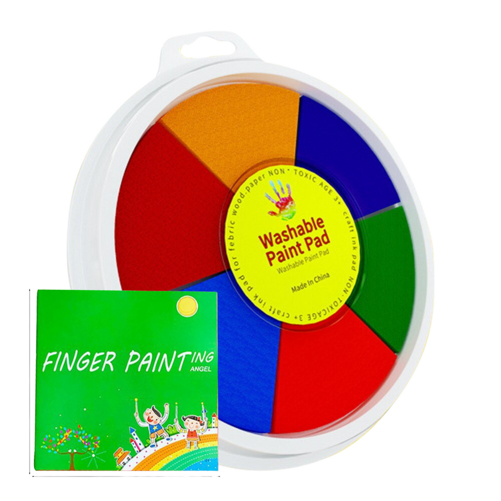 Zmywalne Farby Palcowe dla Dzieci – Zestaw ColorJoy ColorPlay