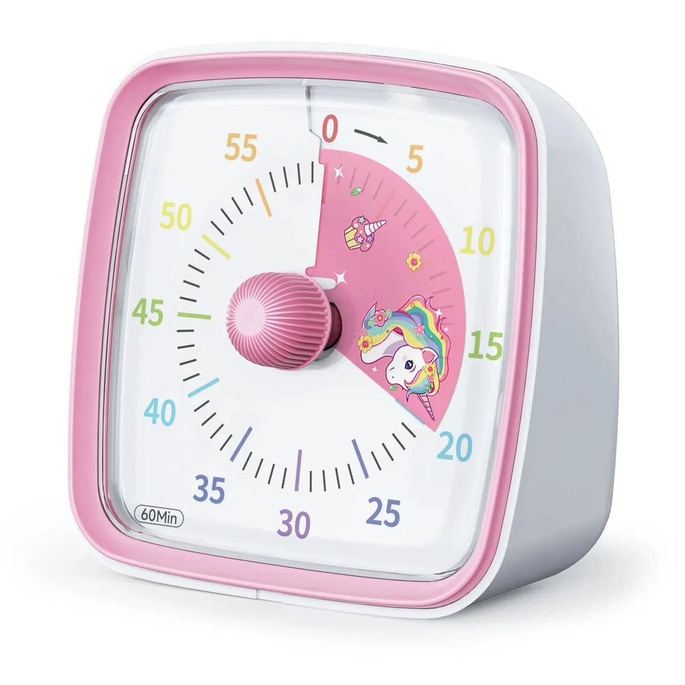 Calmero FocusFlow TimeLight – Cichy Wizualny Timer z Lampką Nocną do Odrabiania Lekcji i Koncentracji