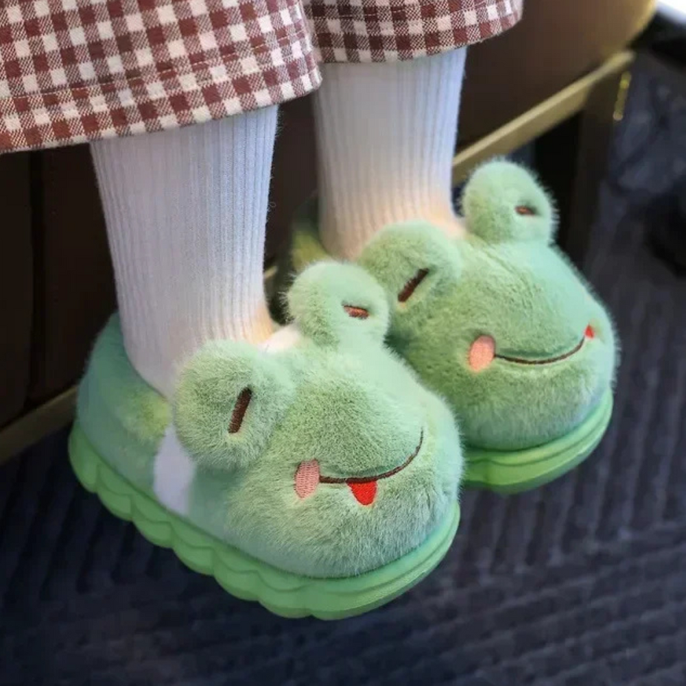 CozyCritters Kapcie Dziecięce – Ciepłe, Urocze i Bezpieczne dla Chłopców i Dziewczynek