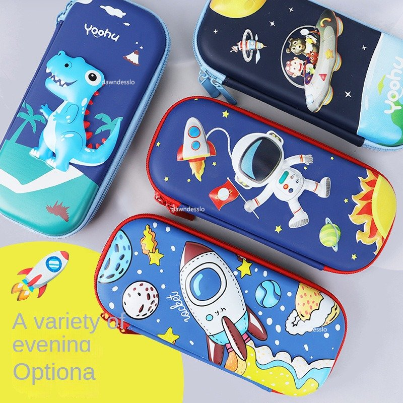 GalaxyPouch 3D Piórnik – Pojemny Szkolny Piórnik dla Dzieci z Wyjątkowym Kosmicznym Designem