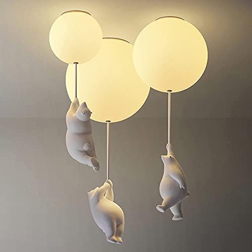 Lampa Sufitowa do Pokoju Dziecięcego Misie i Balony – Klimatyczne Oświetlenie