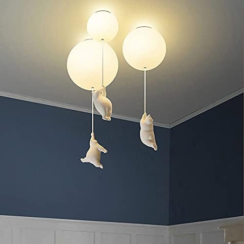 Lampa Sufitowa do Pokoju Dziecięcego Misie i Balony – Klimatyczne Oświetlenie