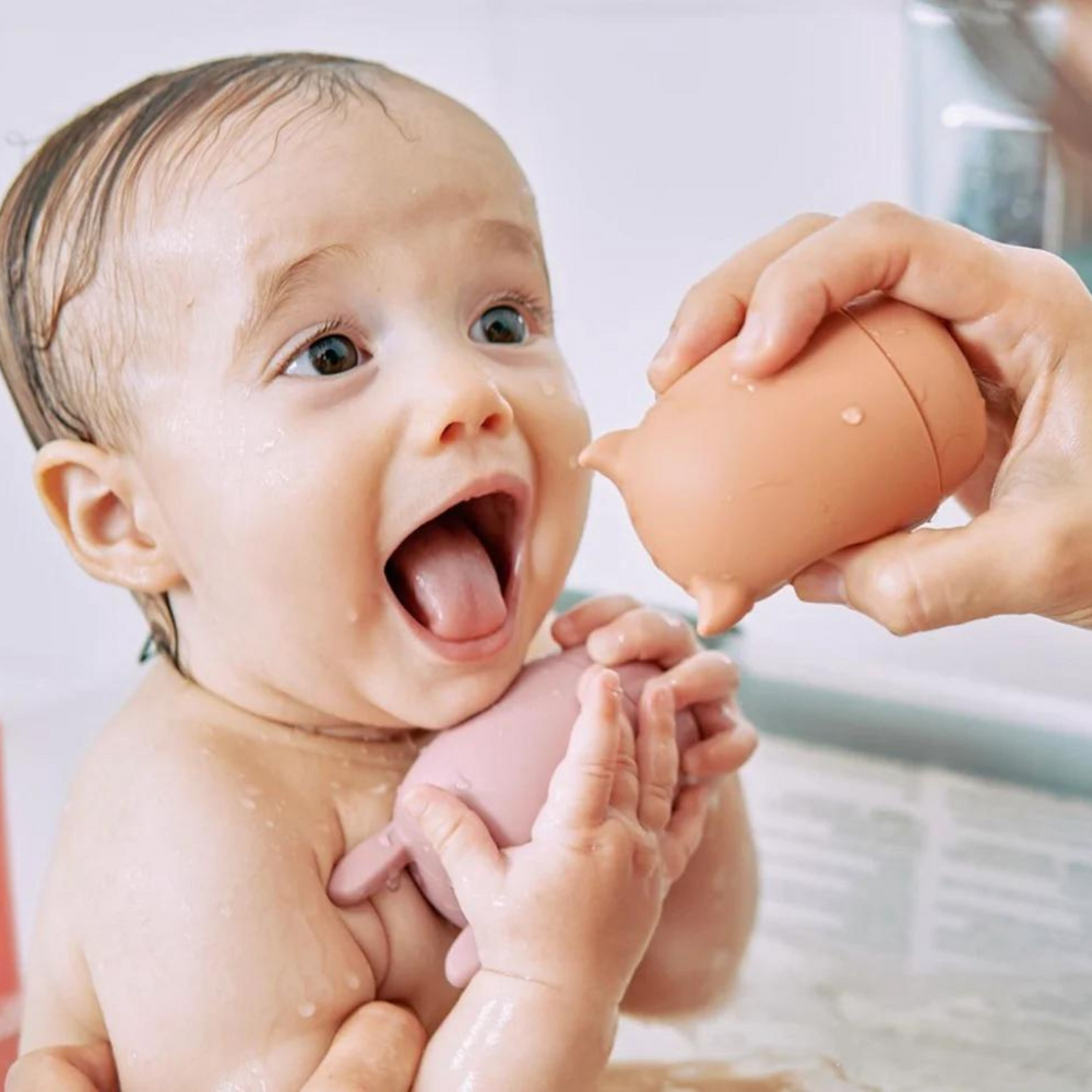 BathSplash Buddies – Bezpieczne i Zabawne Zabawki Kąpielowe dla Niemowląt i Maluchów | Tryskają Wodą i Puszczają Bańki