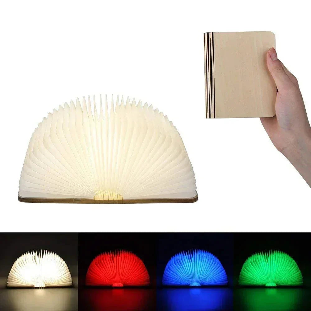Składana Lampka Nocna LED – Oświetlenie Nastrojowe RGB do Pokoju Dziecięcego i Biurka