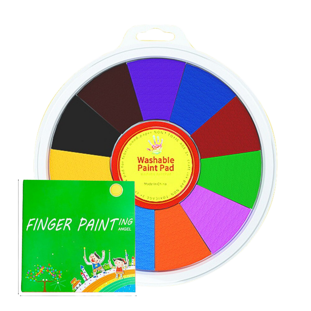 Zmywalne Farby Palcowe dla Dzieci – Zestaw ColorJoy ColorPlay