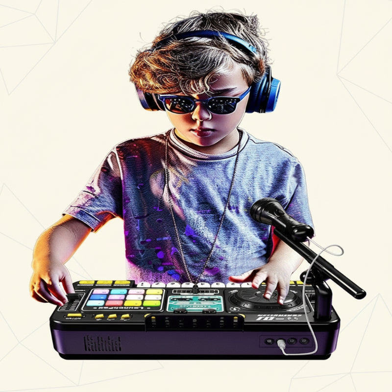 Zabawka Mikser DJ dla Dzieci – Muzyka i Twórca Beatów ze Światłem