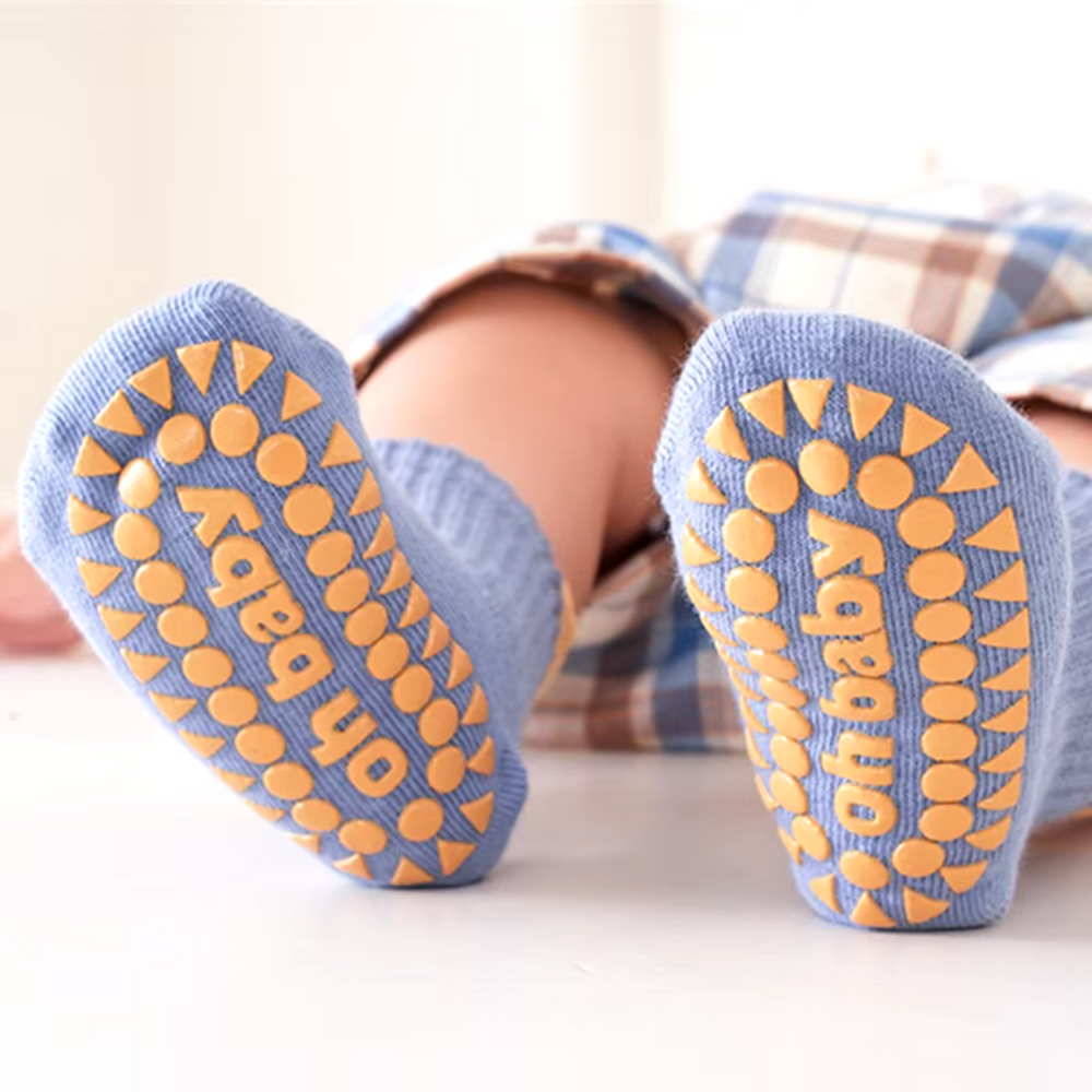 SafetySocks Skarpetki Antypoślizgowe dla Maluchów – Wygodne i Bezpieczne (0-4 Lata)