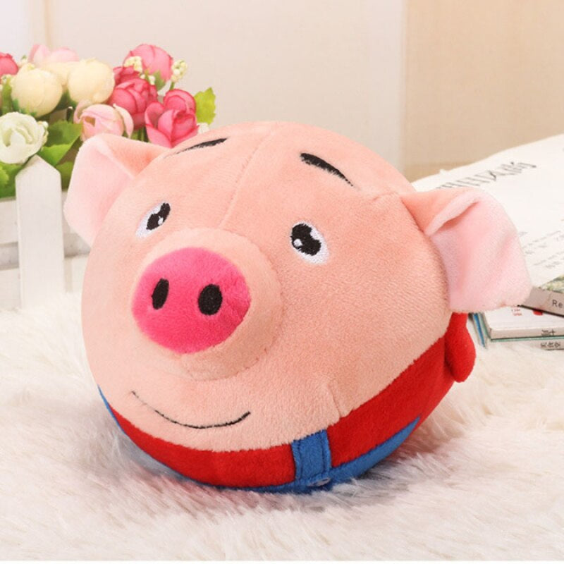 BouncyPig Przyjaciel – Interaktywna Skacząca Zabawka dla Dzieci | Nagrywanie i Odtwarzanie, Bezpieczna i Ładowalna