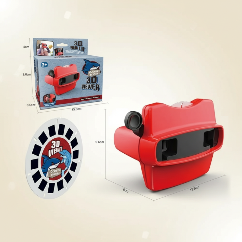 3D Viewfinder dla Dzieci – Zabawka Wizualizacyjna z Krążkami (Edukacyjna)