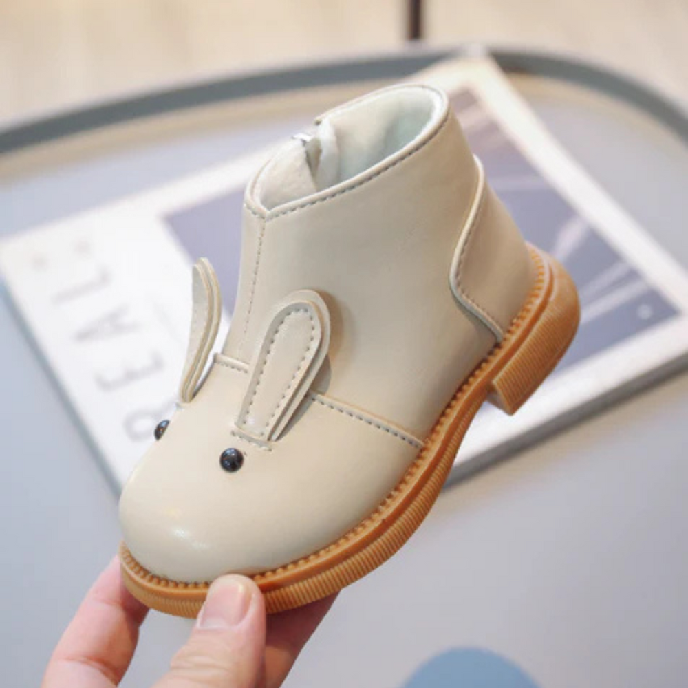 Bunny Boots Buciki dla Małych Dziewczynek – Ciepłe, Antypoślizgowe z Uroczym Wzorem Króliczka