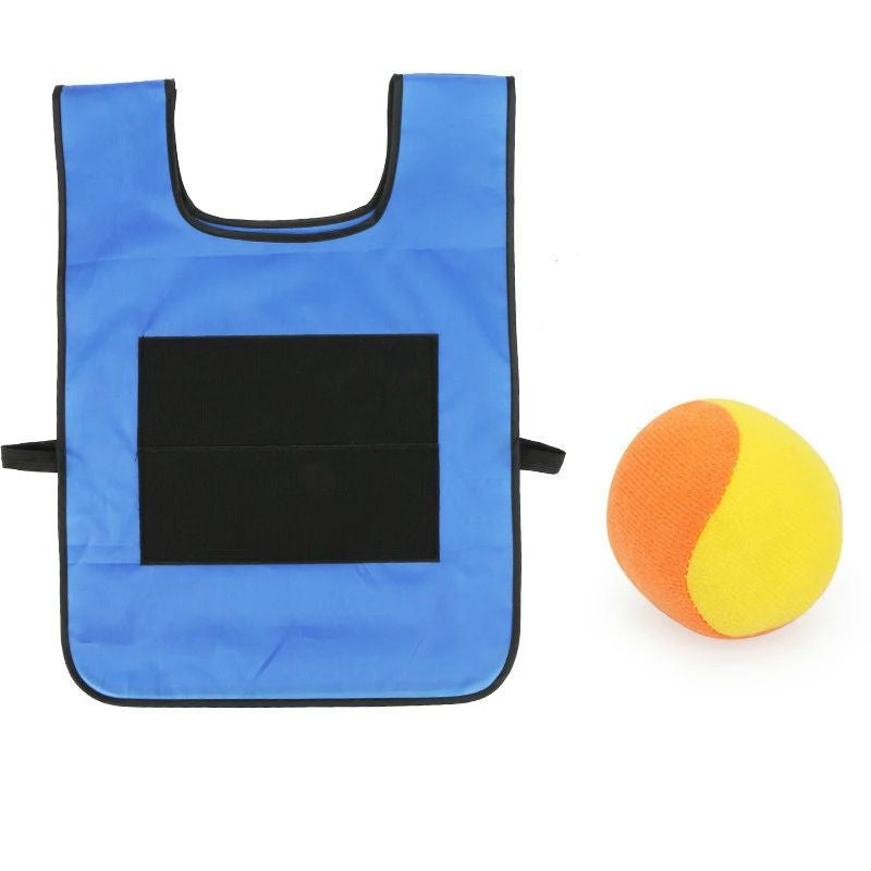 CatchCrew Aktywna Gra Zespołowa z Kamizelką – Rzepy do Łapania dla Dzieci – Zabawka Ogrodowa do Ruchu i Wspólnej Zabawy