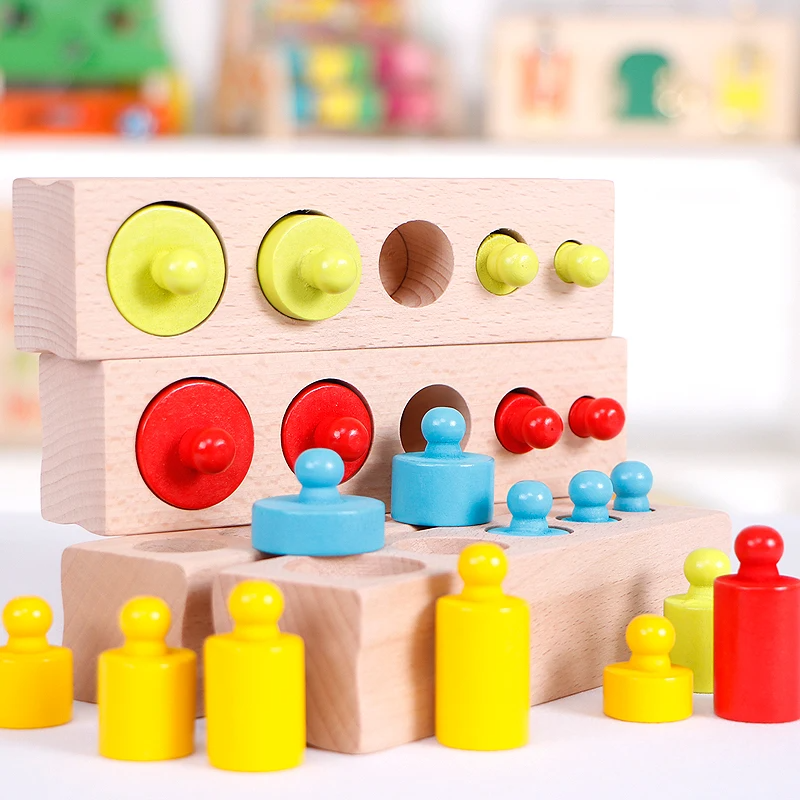 BloomStack Drewniane Puzzle Układanka – Kolorowa Zabawka Edukacyjna dla Dzieci od 3 Lat – Wspiera Kreatywność, Motorykę i Równowagę