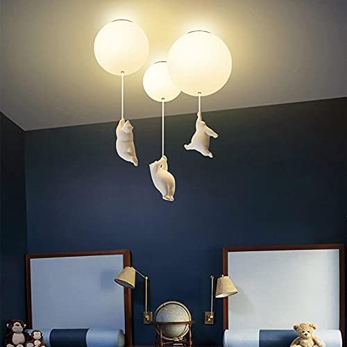 Lampa Sufitowa do Pokoju Dziecięcego Misie i Balony – Klimatyczne Oświetlenie