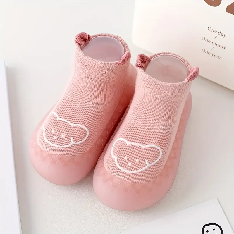 Buty Bearfoot dla Maluchów – Elastyczne, Oddychające i Antypoślizgowe z Uroczym Motywem Misia