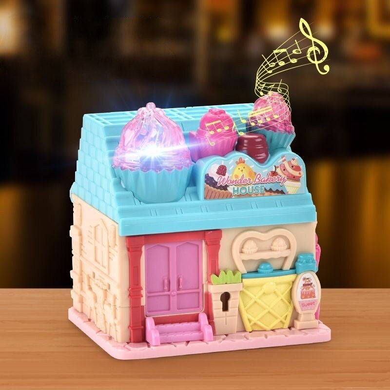 Interaktywny Domek Zabaw ze Światłem i Muzyką – LumiCastle Story House do Kreatywnej Zabawy w Role