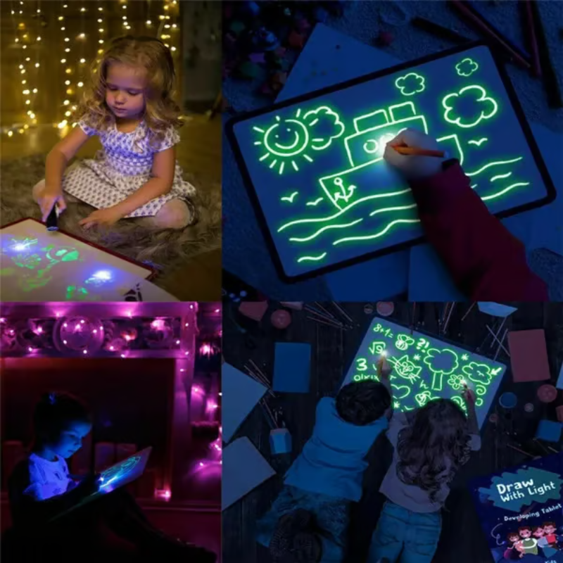 Kidvanta Play LumiDraw Tablet do Rysowania dla Dzieci – Wielokrotnego Użytku Edukacyjna Tablica Rysunkowa od 2 Lat