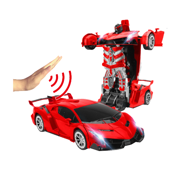 Transformer RC Samochód Policyjny – Zdalnie Sterowany Samochód i Robot (6+)